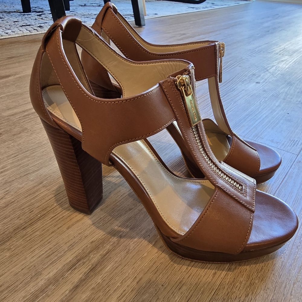Michael Kors Brown Block Heels